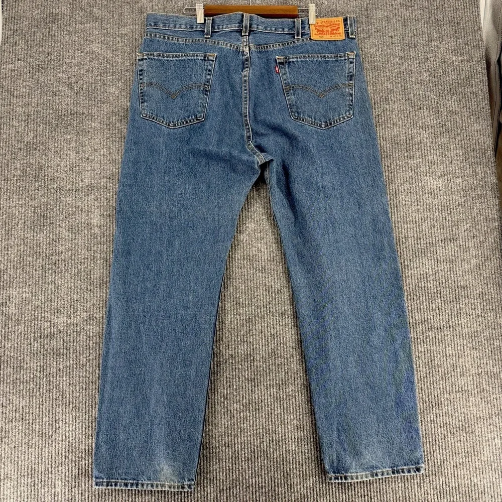 Levi's‎ 505 men's straight leg jeans light wash denim 40x30 classic vintage fit